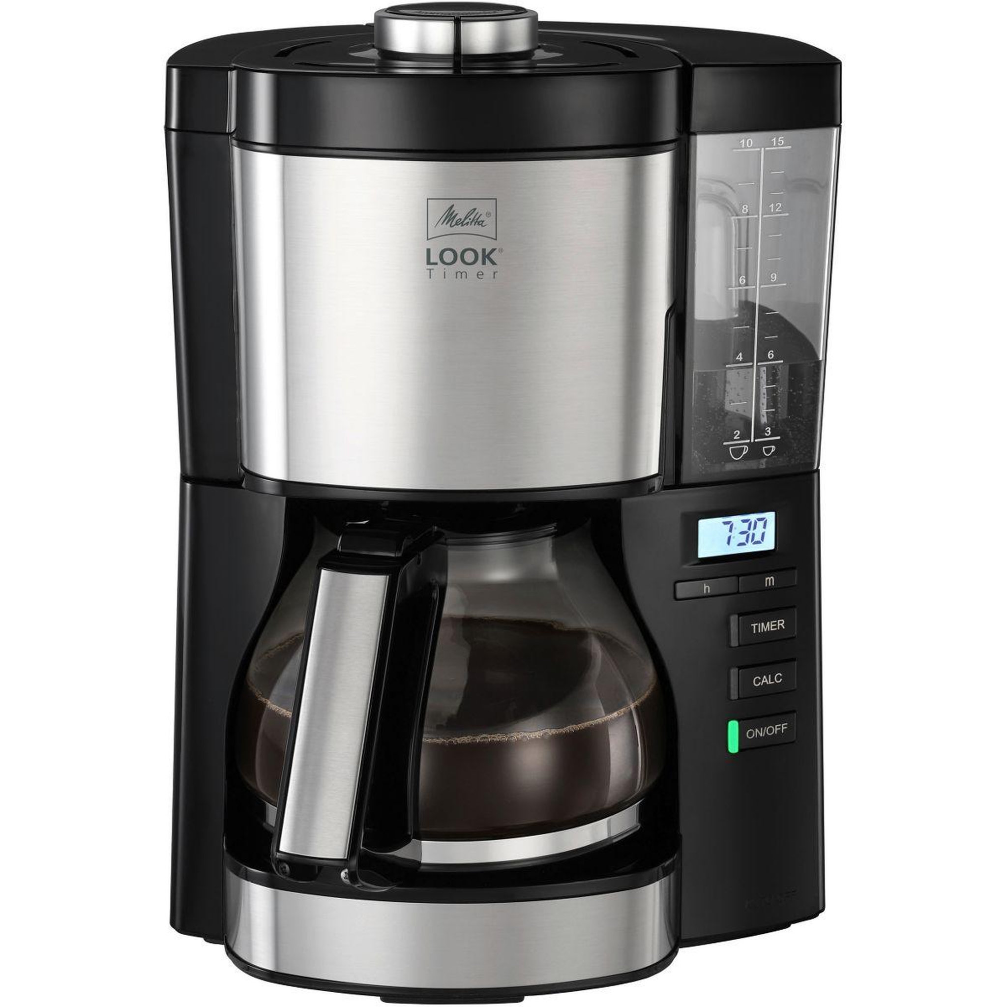 Melitta Cafetière filtre Look V Timer noir 1025-08