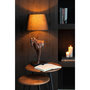 Voir la diapositive 4 : Paris Prix Lampe à Poser Cheval Face  Ronny  70cm Marron Foncé