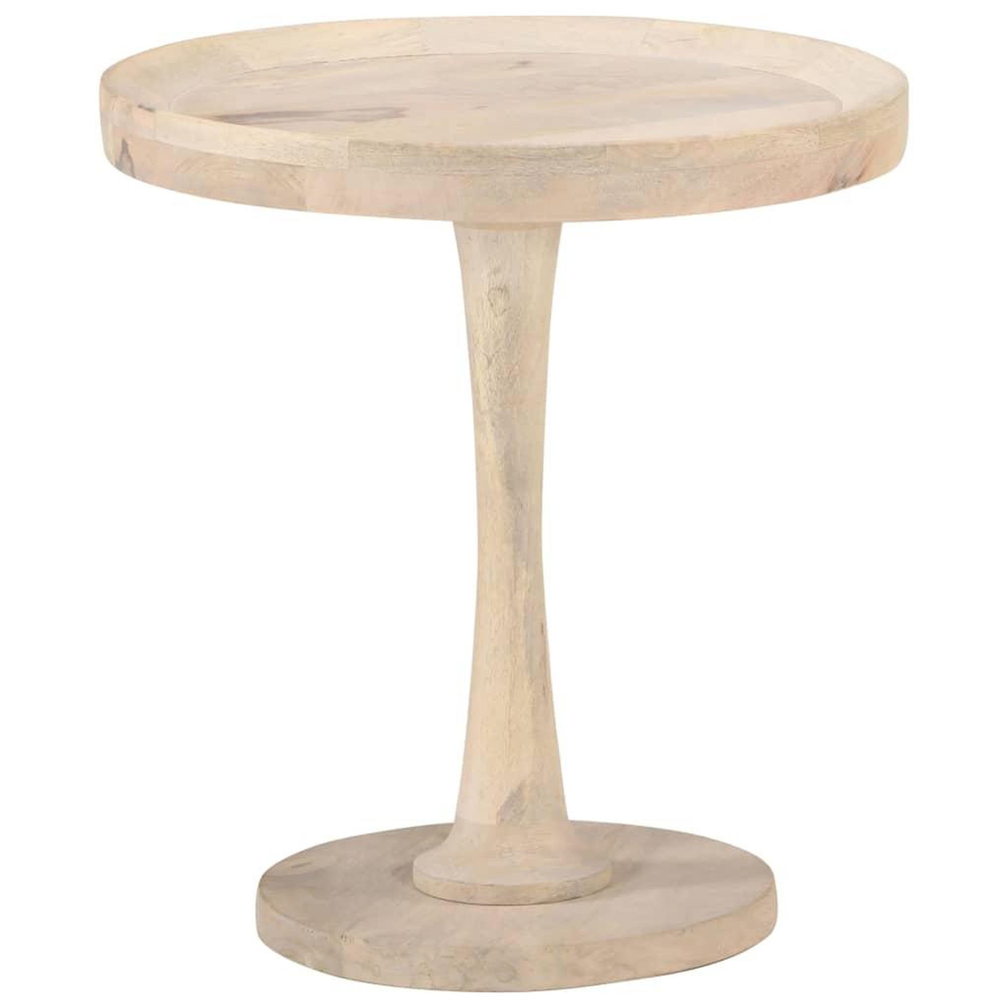 Voir la diapositive 1 : VIDAXL Table d'appoint Ø50x55 cm Bois de manguier massif