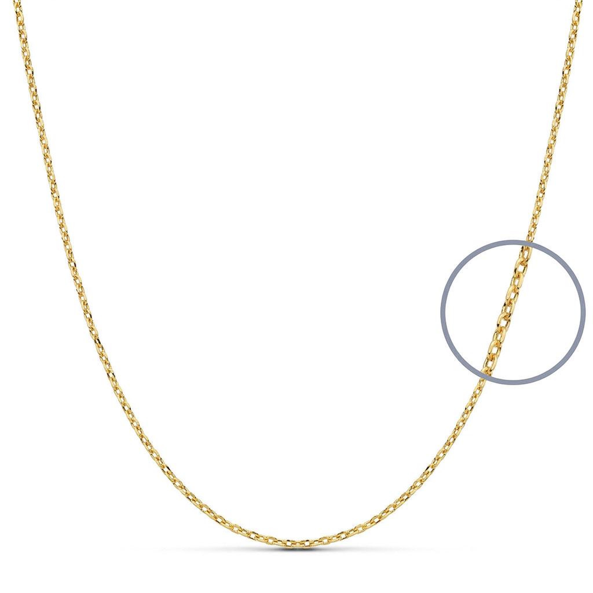 Voir la diapositive 2 : L'ATELIER D'AZUR Pendentif Médaille Or 18 Carats 750 Jaune - Croix de Lorraine - Chaine Offerte - Petite
