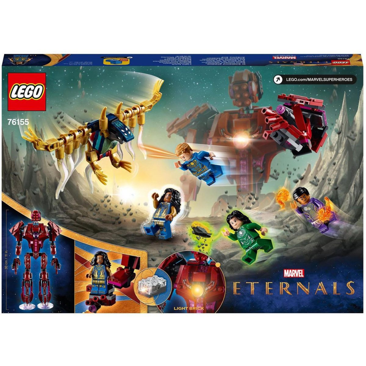 LEGO Super Heroes 76155 Dans l&rsquo;ombre d&rsquo;Arishem