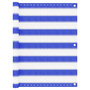 Voir la diapositive 1 : VIDAXL Ecran de balcon Bleu et blanc 75x500 cm PEHD