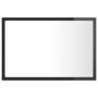 Voir la diapositive 3 : VIDAXL Miroir LED de salle de bain Gris brillant 60x8,5x37cm Acrylique