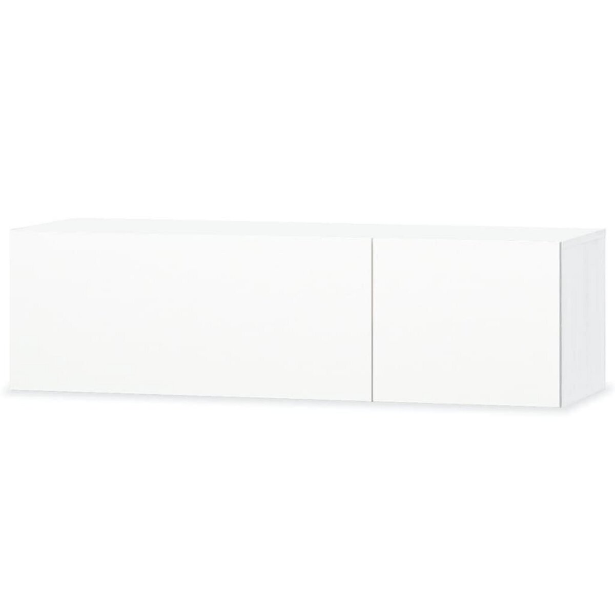 VIDAXL Meuble TV bois d'ingenierie 120x40x34 cm blanc brillant