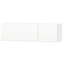 Voir la diapositive 2 : VIDAXL Meuble TV bois d'ingenierie 120x40x34 cm blanc brillant