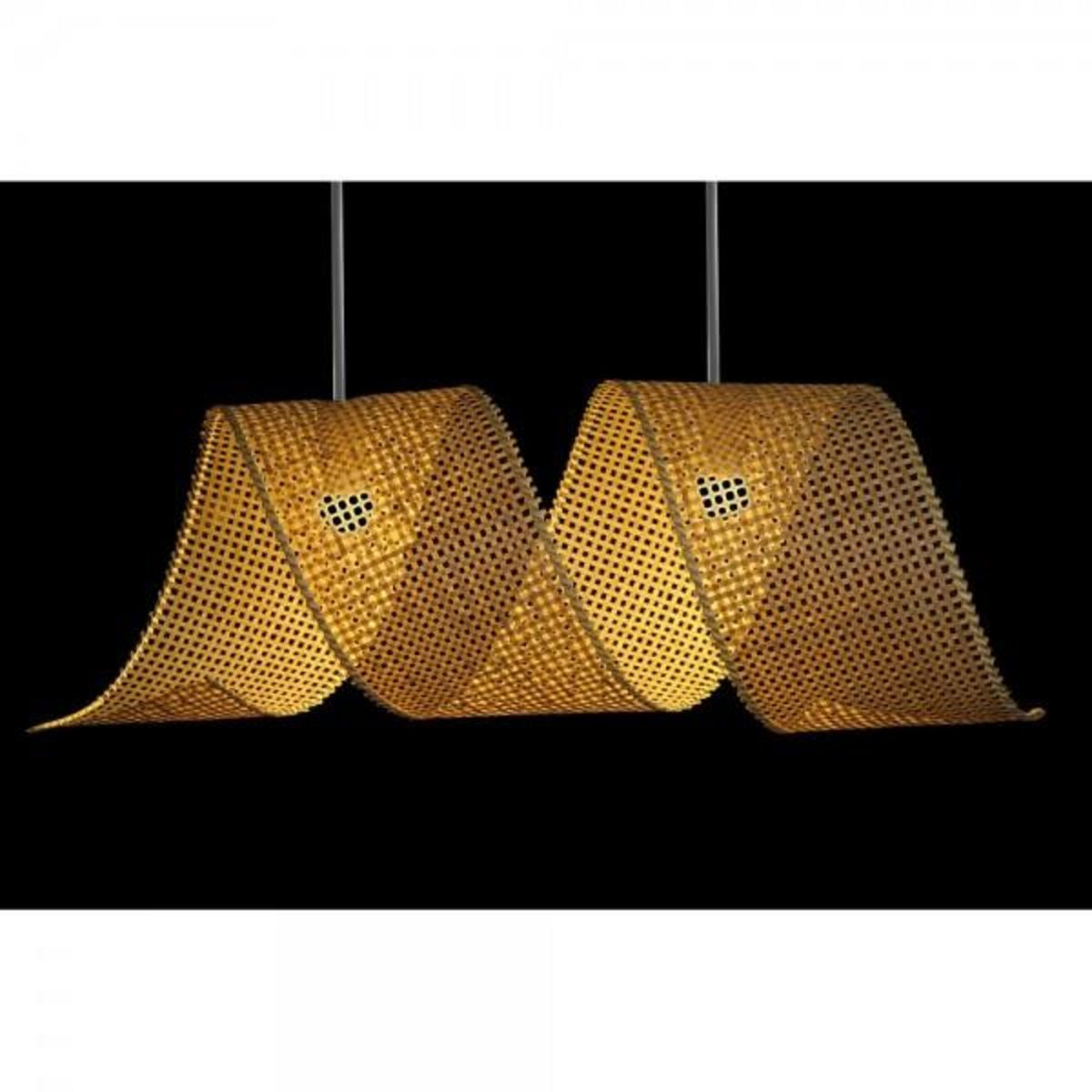 MARKET24 Suspension DKD Home Decor Bambou 250 V Marron Clair (90 x 30 x 30 cm)