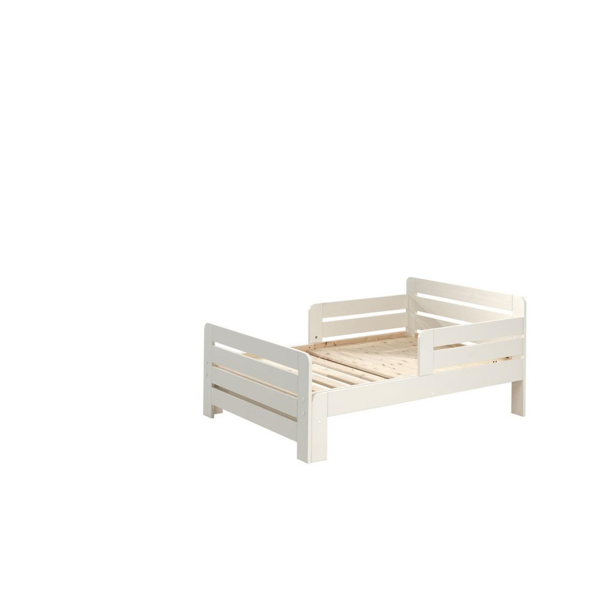 Voir la diapositive 5 : Paris Prix Pack - Lit Évolutif & Matelas Enfant  Jumper  90x140cm Blanc