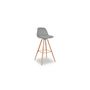 Voir la diapositive 2 : Lot de 2 tabourets de bar pieds bois massif BORGEN