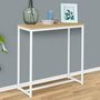 Voir la diapositive 2 : ID MARKET Console DETROIT design industriel bois et métal blanc