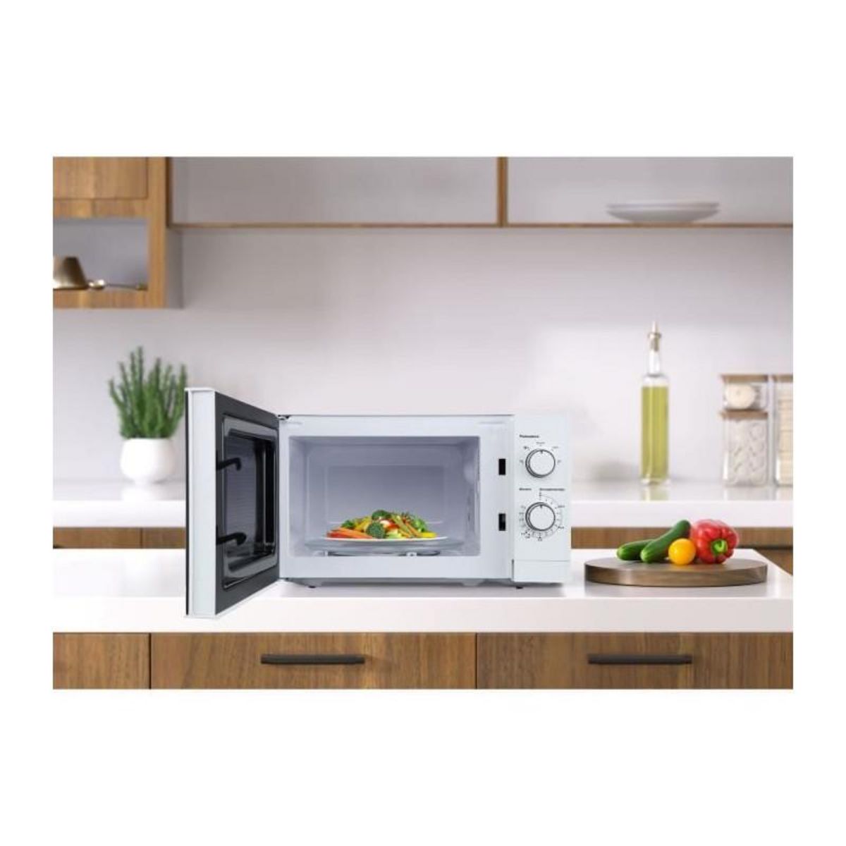 OCEANIC Micro-ondes - OCEANIC - OCEAMO20W12 - 20L - blanc - Monofonction