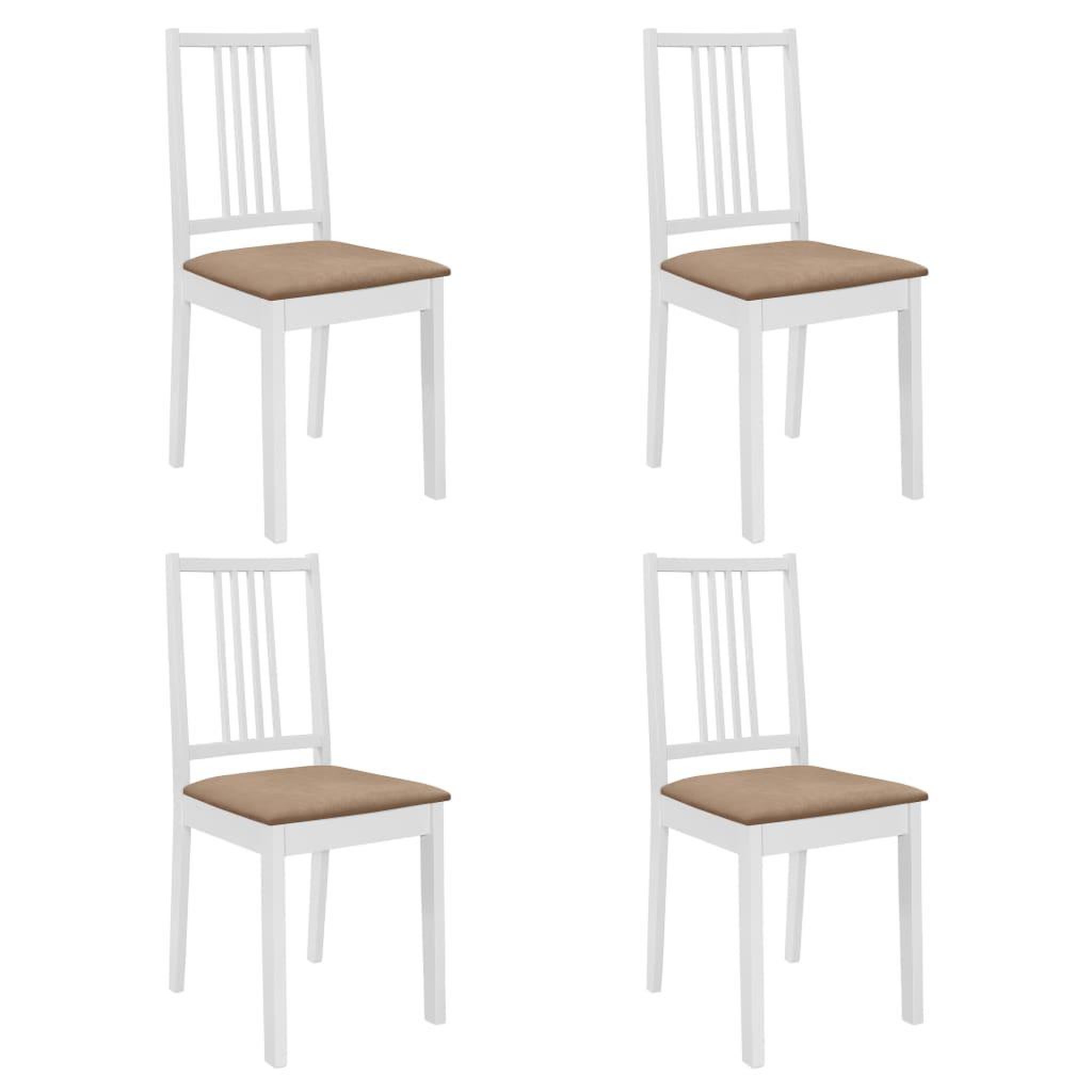 Voir la diapositive 5 : VIDAXL Mobilier de salle a manger 5 pcs MDF Blanc