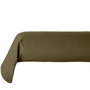 Voir la diapositive 1 : ATMOSPHERA Taie de Traversin  Alban  85x185cm Kaki