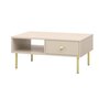 Voir la diapositive 1 : KOBI Table basse Venus Cashmere avec tiroir