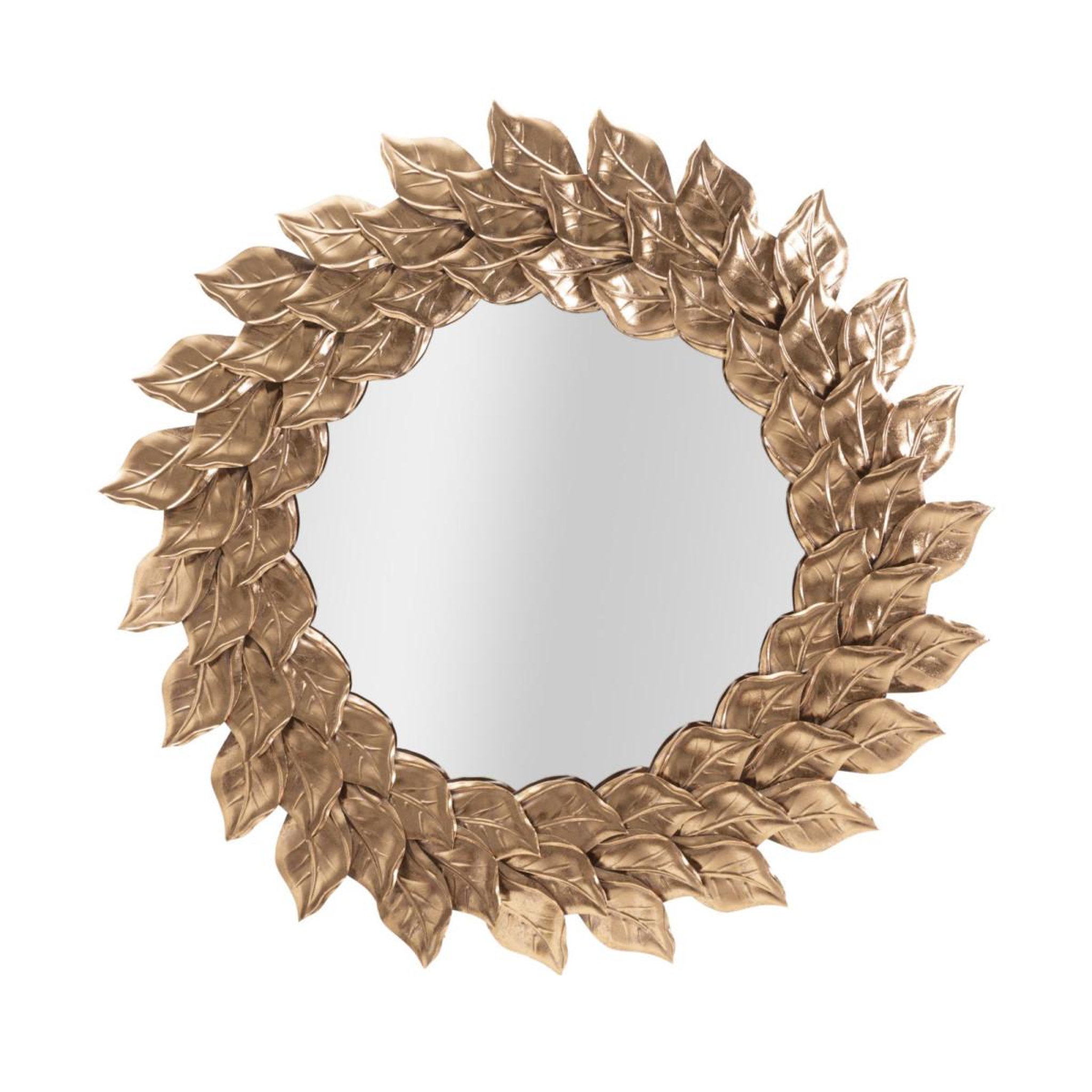 Paris Prix Miroir Mural Design  Corolle  73cm Cuivre