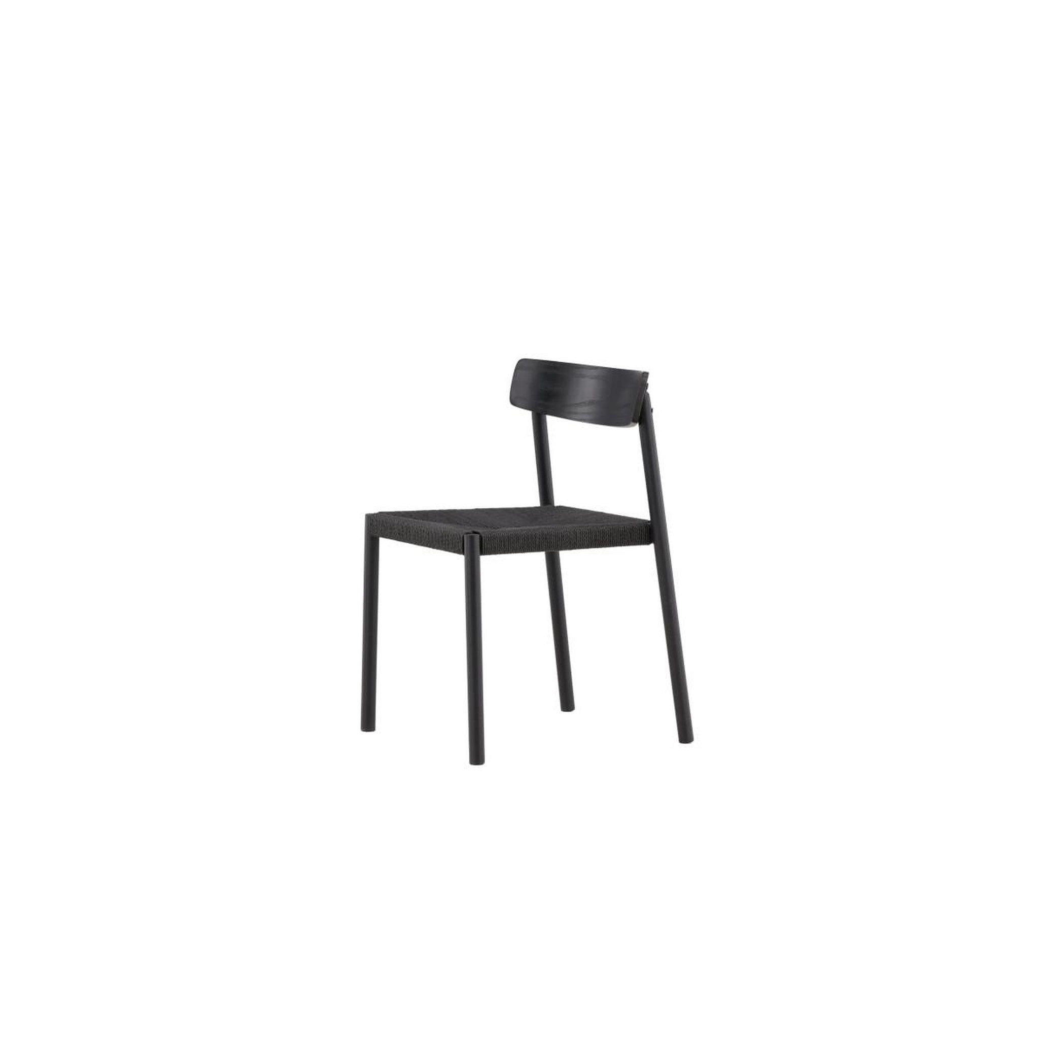 Voir la diapositive 4 : Paris Prix Chaise en rotin  malmon  79cm noir