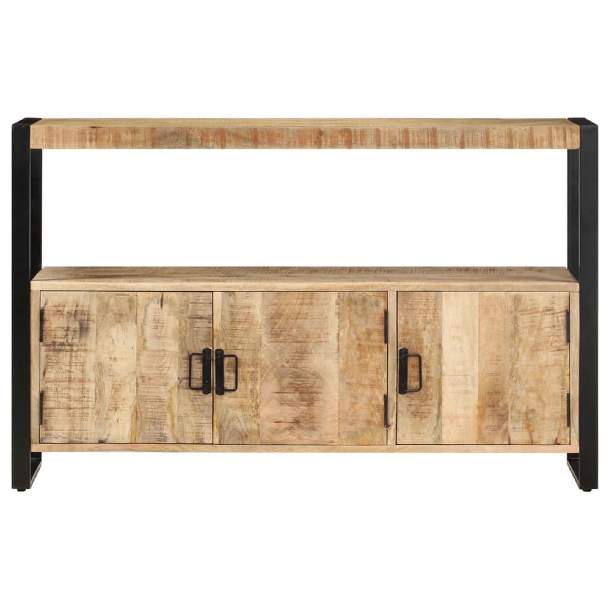 Voir la diapositive 2 : VIDAXL Armoire laterale 120x30x75 cm bois de manguier solide