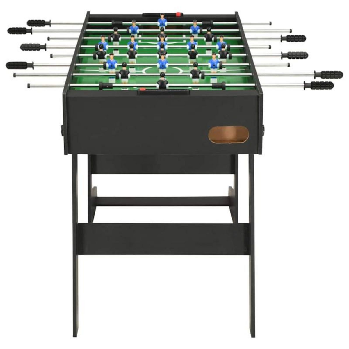 VIDAXL Table de football pliante 121 x 61 x 80 cm Noir