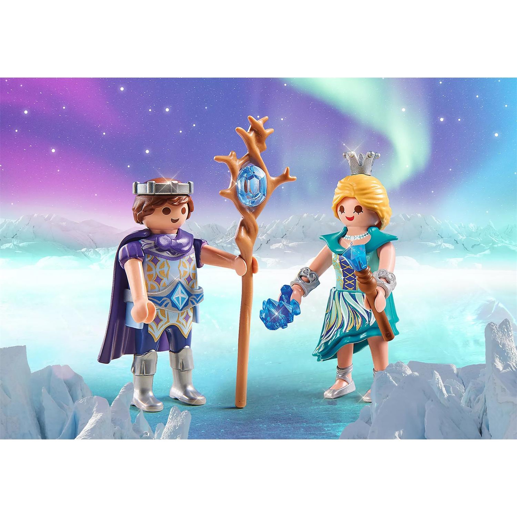 Voir la diapositive 2 : PLAYMOBIL Couple princier des neiges