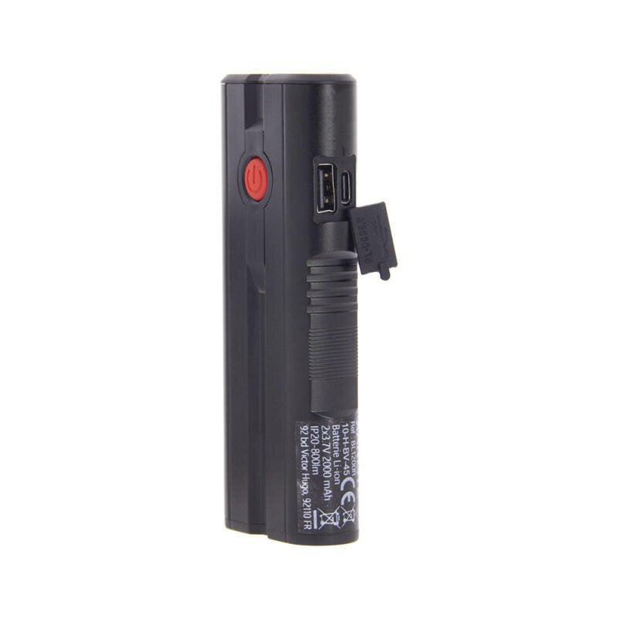 CENTRALE BRICO Baladeuse rechargeable 800 lm 80 m noire Xanlite