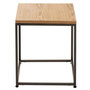 Voir la diapositive 3 : Paris Prix Table d'Appoint en Bois  Dresa  42cm Naturel