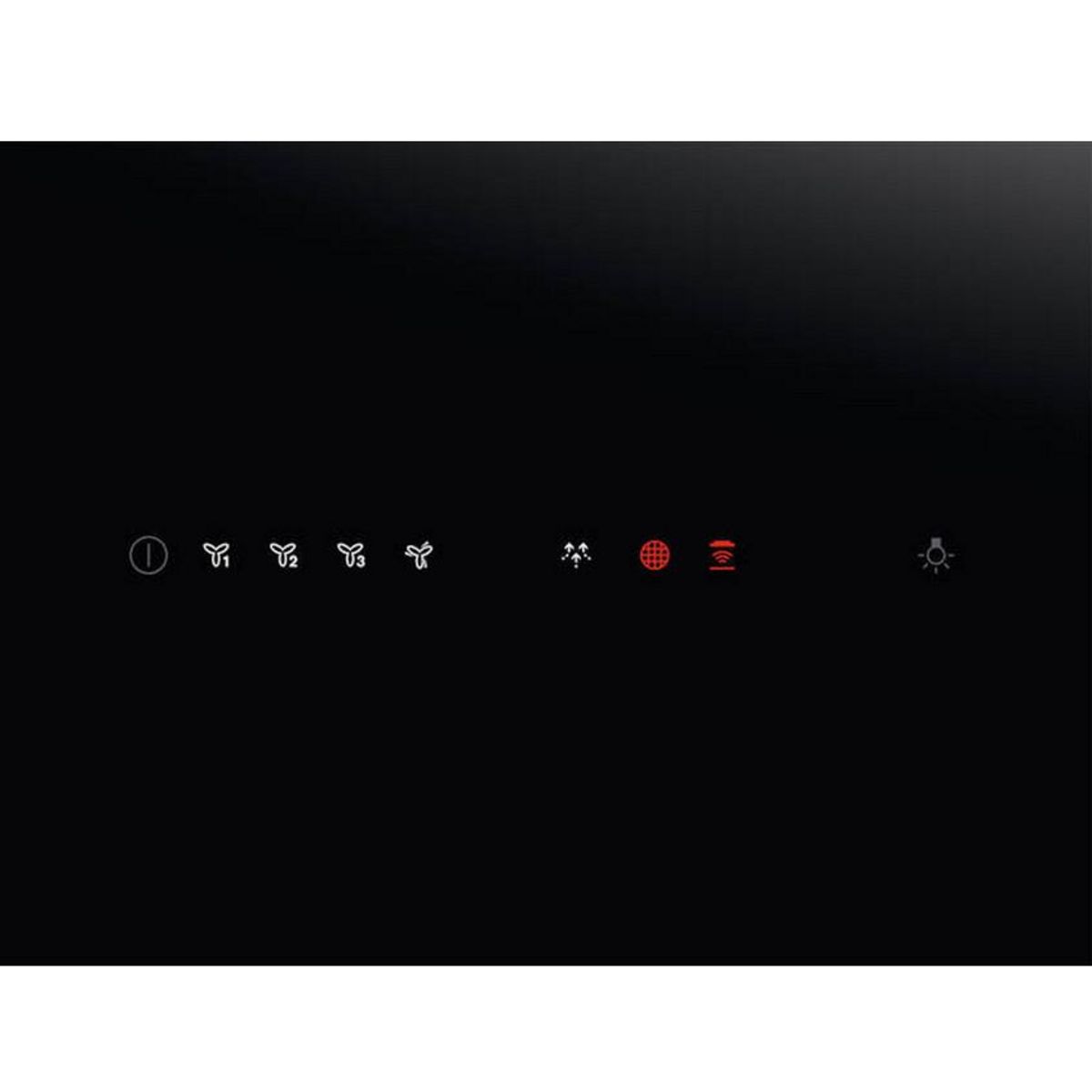 FAURE Hotte décorative inclinée 90cm 58db 460m3/h noir - ffv919y