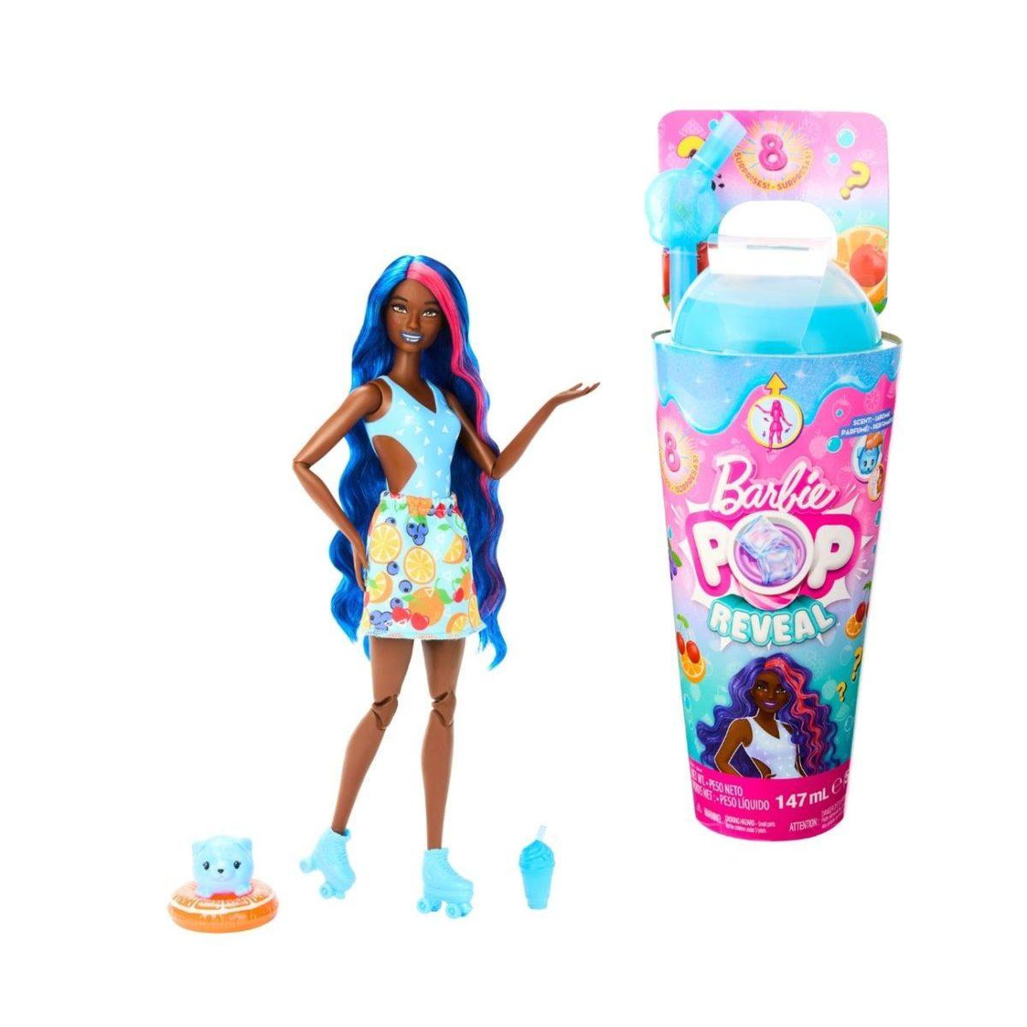 MATTEL Poupée barbie  hnw42 pop reveal - mélange de fruits