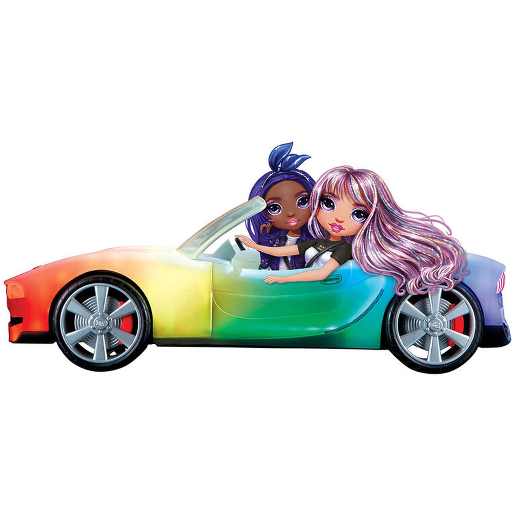 Voir la diapositive 7 : MGA Véhicule - Rainbow High voiture arc-en-ciel