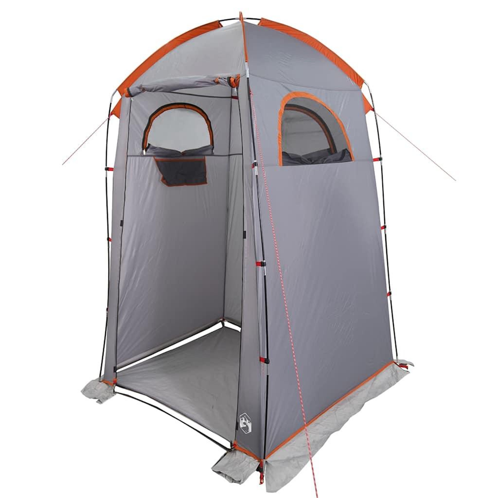 Voir la diapositive 4 : VIDAXL Tente de douche gris et orange impermeable