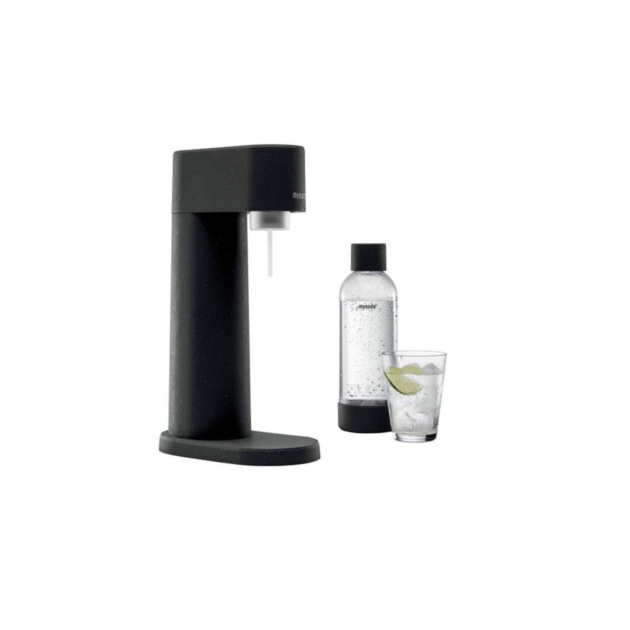 MY SODA Pack machine à gazéifier l'eau + 1l bouteille - noir - eur-wd002f-b-fr
