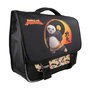 Voir la diapositive 2 : Bagtrotter Cartable Scolaire Primaire 38cm Kung Fu Panda Noir  2 Compartiments - Bagtrotter