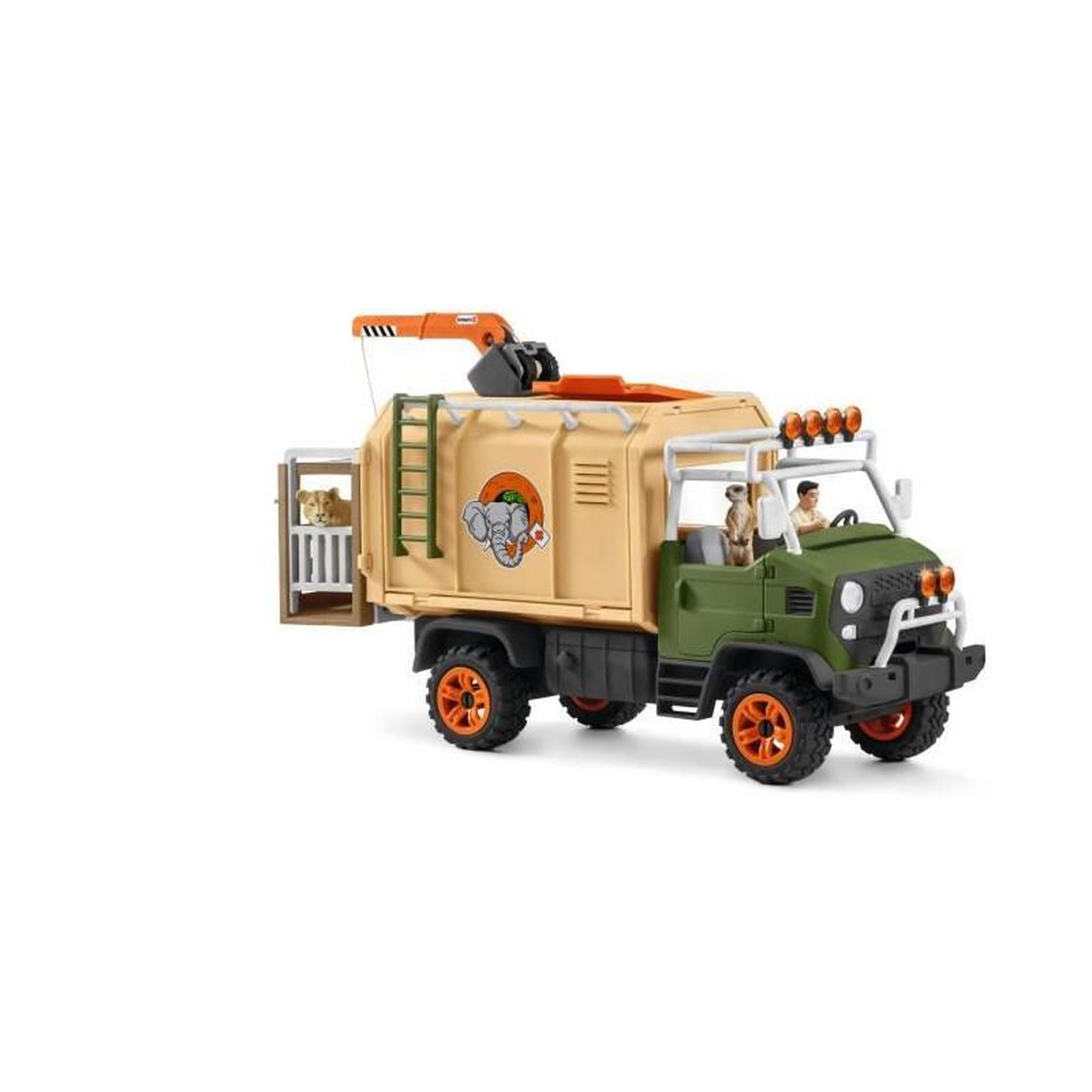 Voir la diapositive 5 : Schleich Schleich - Gros camion sauvetage d'animaux - 42475