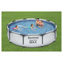 Voir la diapositive 1 : BESTWAY Piscine tubulaire ronde - 305x76cm - STEEL PRO MAX™