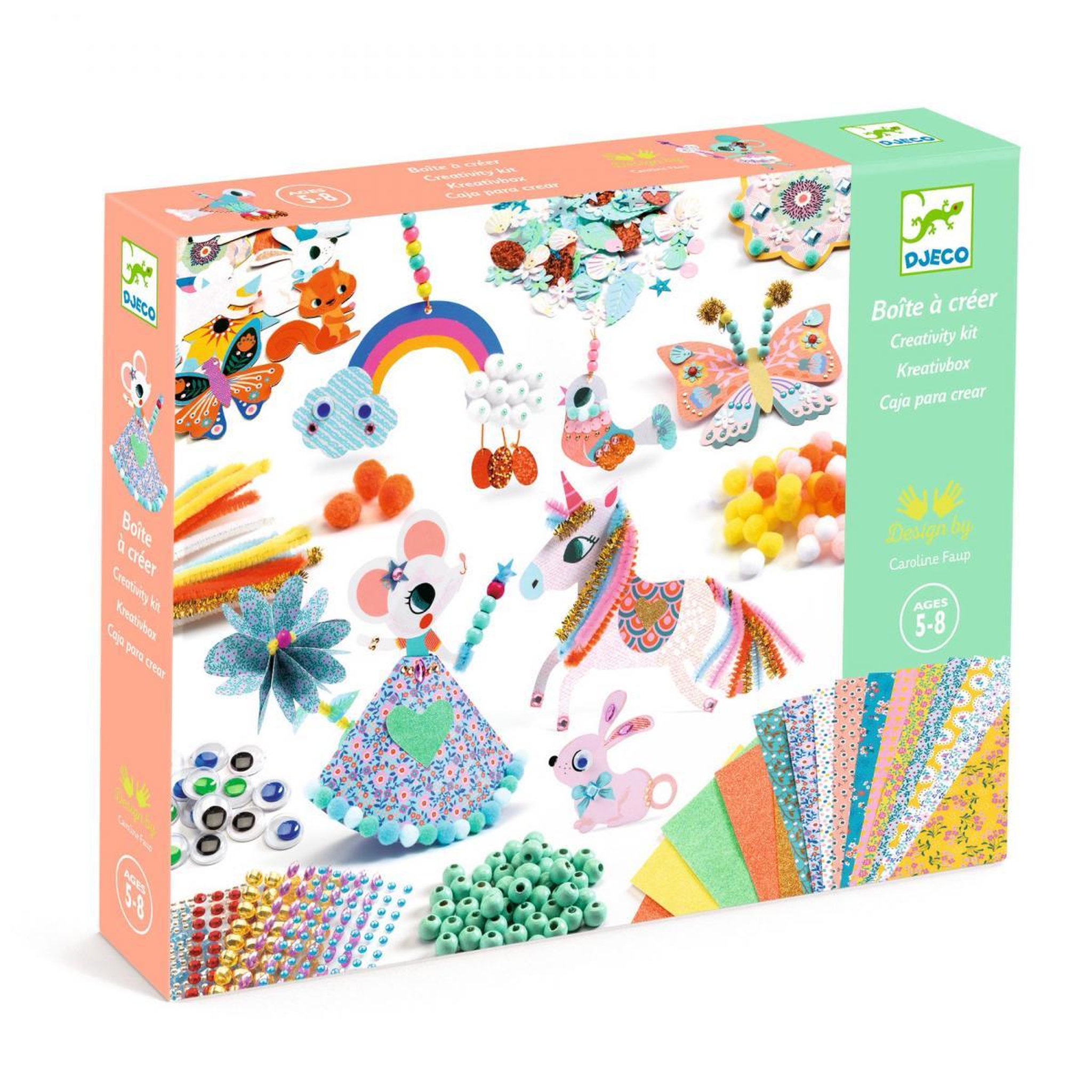 Djeco Boite a creer : accessoires pour loisirs creatifs