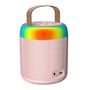 Voir la diapositive 2 : MOZART Enceinte portable bluetooth Mozos MK-PINK rose avec fonction karaoké