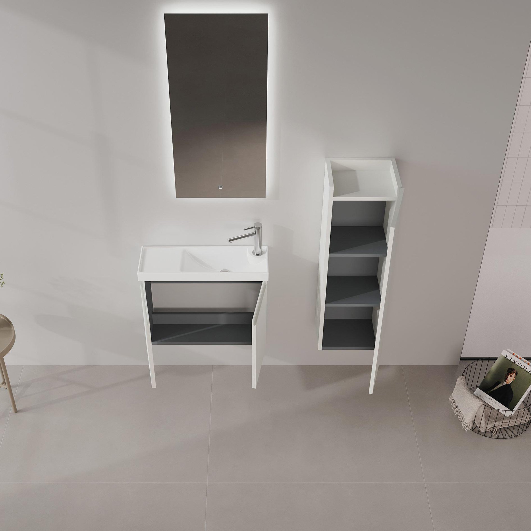Voir la diapositive 3 : Habitat et Jardin Meuble Vasque  Ferla 60  - 60 x 22 x 50 cm - Matte Cashmere