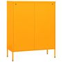 Voir la diapositive 5 : VIDAXL Armoire de rangement Jaune moutarde 80x35x101,5 cm Acier