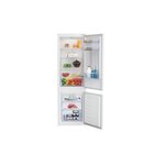 Beko Réfigérateur combiné intégrable à glissières 262l no frost blanc - BCHA275K41SN