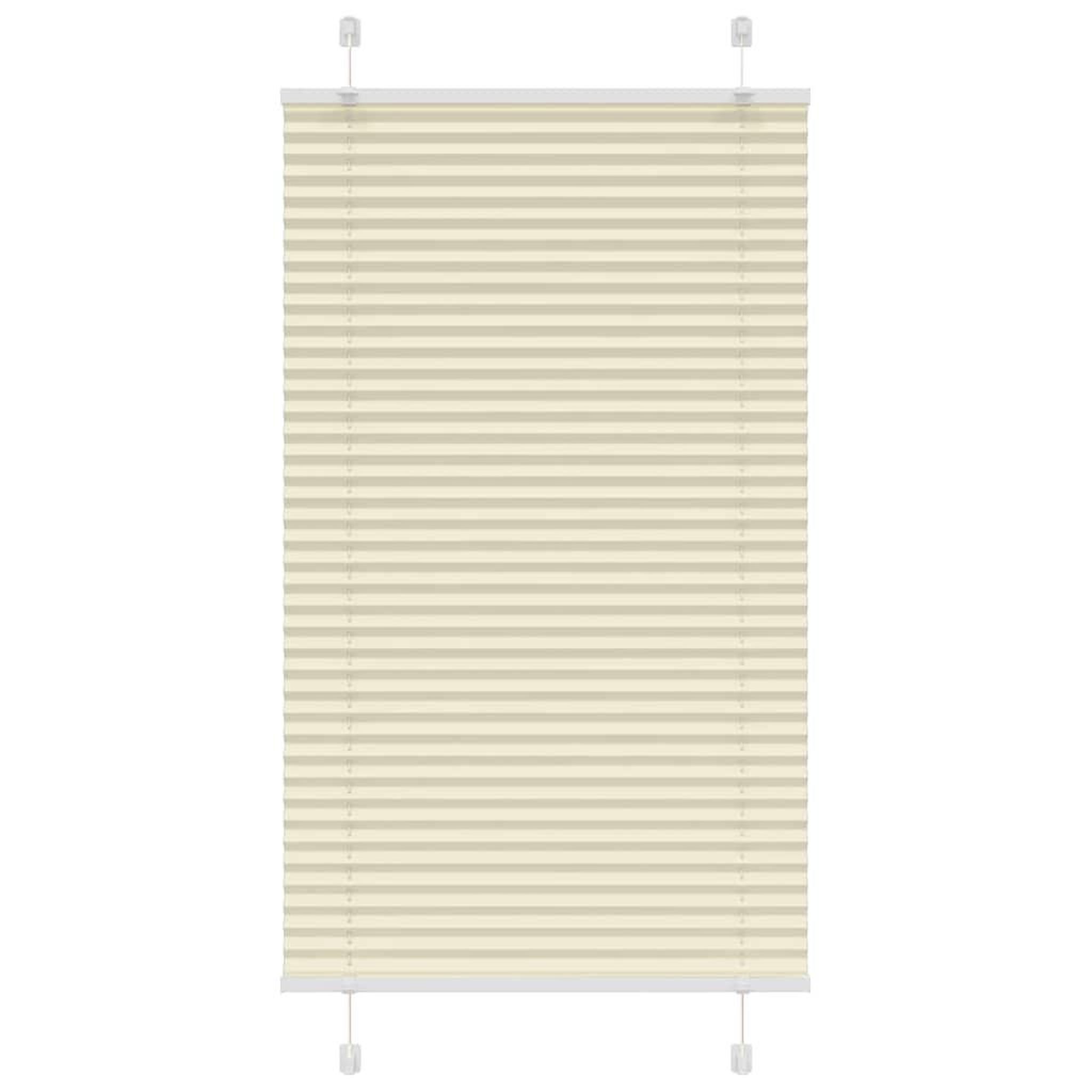VIDAXL Store plisse creme 70x150 cm largeur du tissu 69,4 cm polyester