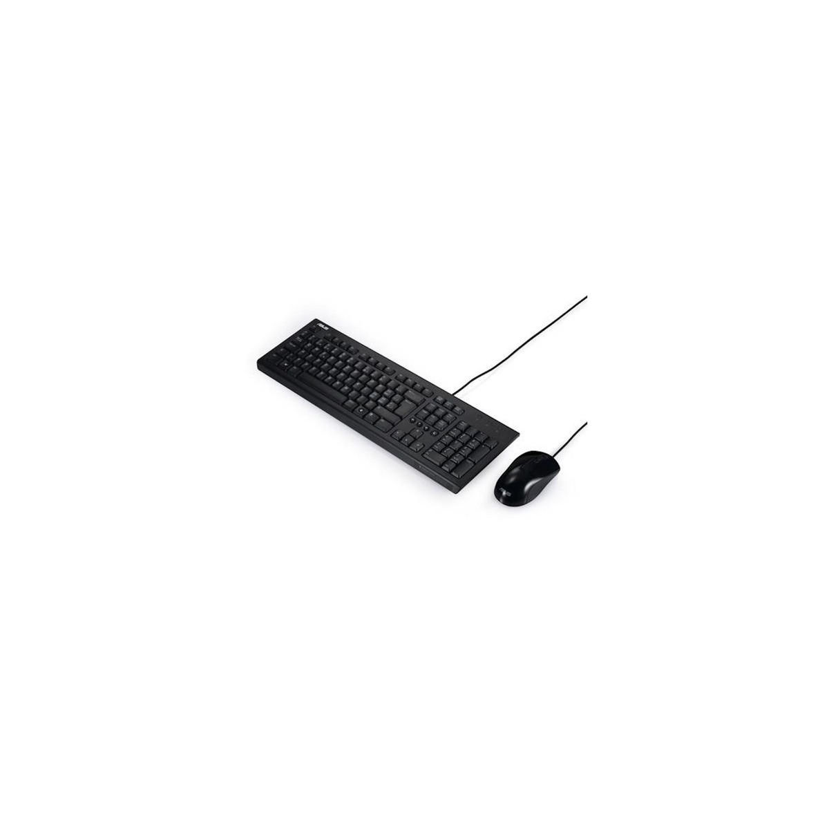 ASUS ASUS U2000 clavier Souris incluse maison/bureau USB QWERTY Italien Noir