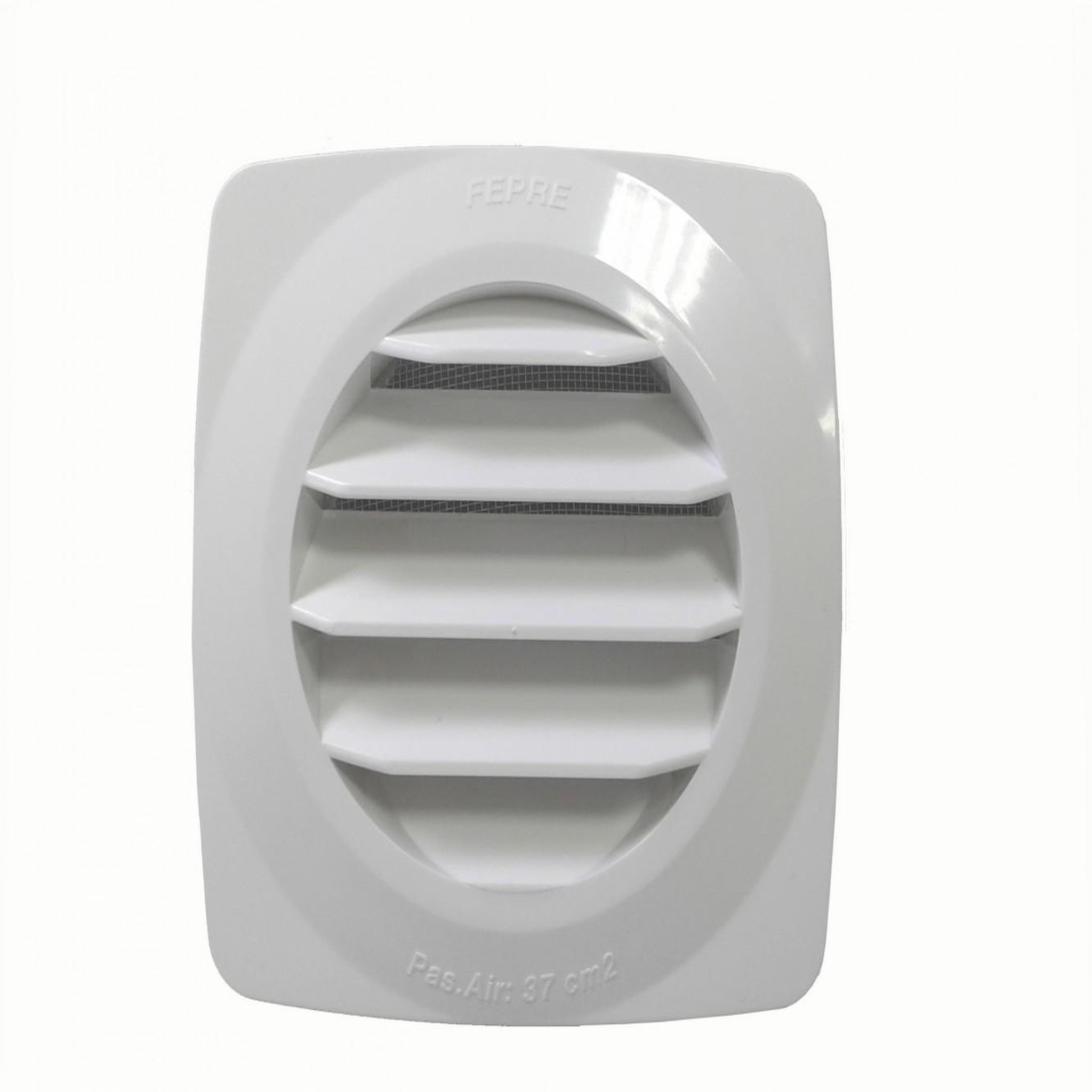 CENTRALE BRICO Grille d'aération abs naturel, L.12.5 x l.12.5 cm