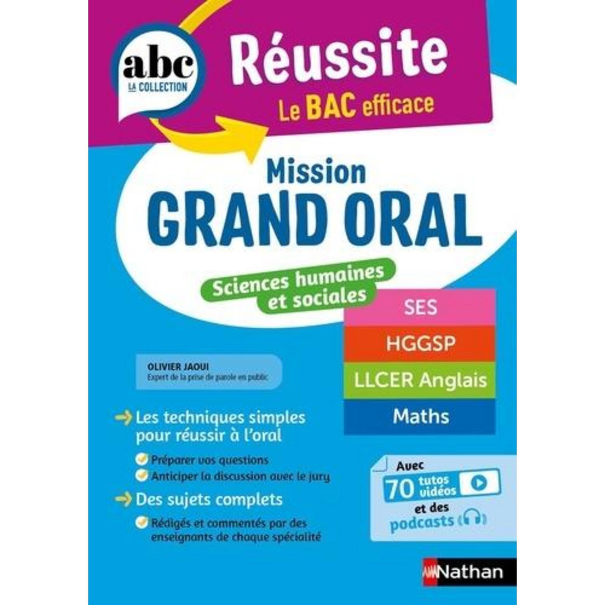 MISSION GRAND ORAL SCIENCES HUMAINES ET SOCIALES. SES, HGGSP, LLCE ANGLAIS, MATHS, Jaoui Olivier
