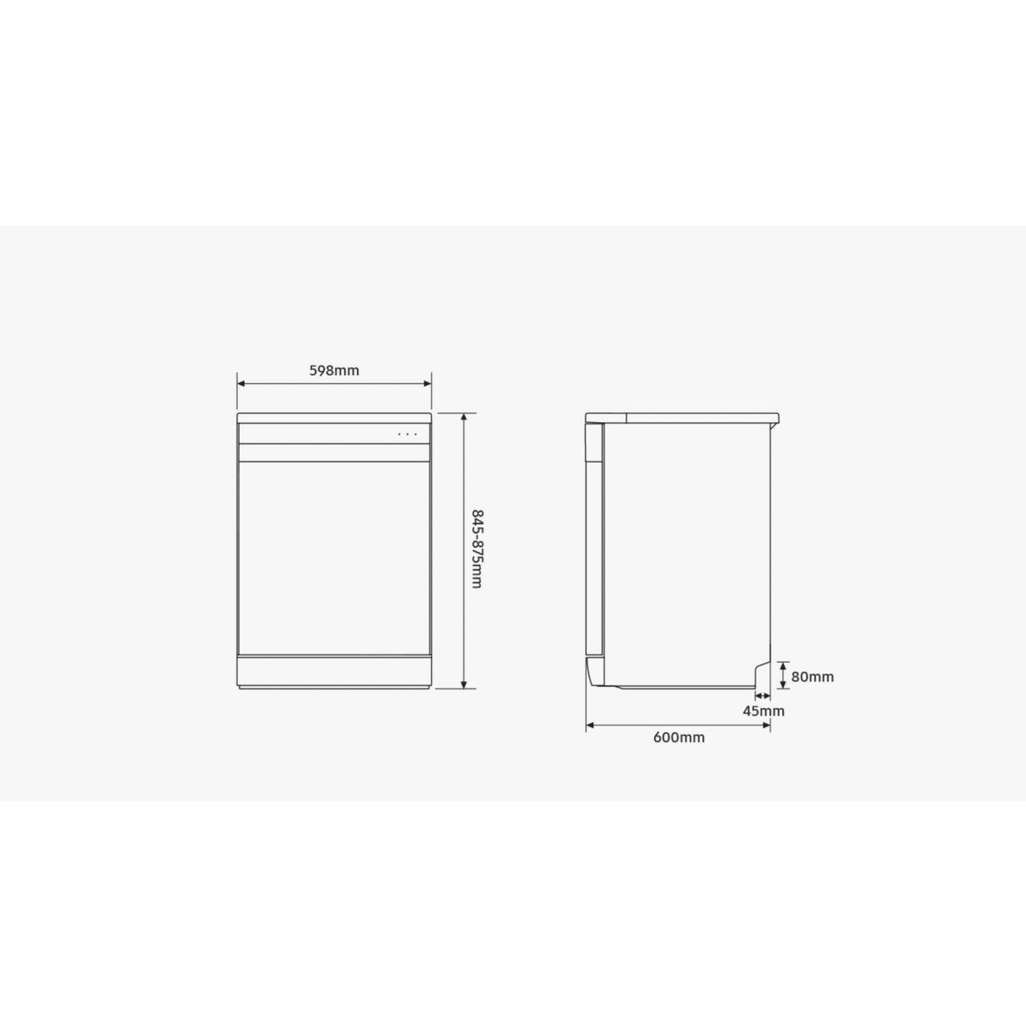 Voir la diapositive 5 : Samsung Lave vaisselle 60 cm dw70h73ycfru1