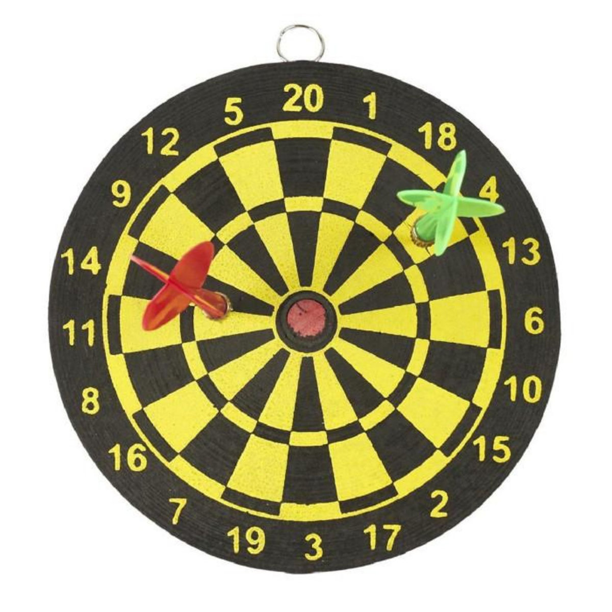 Paris Prix Jeu de Fléchettes  Cible  15cm Noir & Jaune