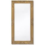 VIDAXL Miroir mural style baroque 100x50 cm Dore