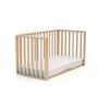 Voir la diapositive 3 : AT4 Lit bébé évolutif CONFORT en bois