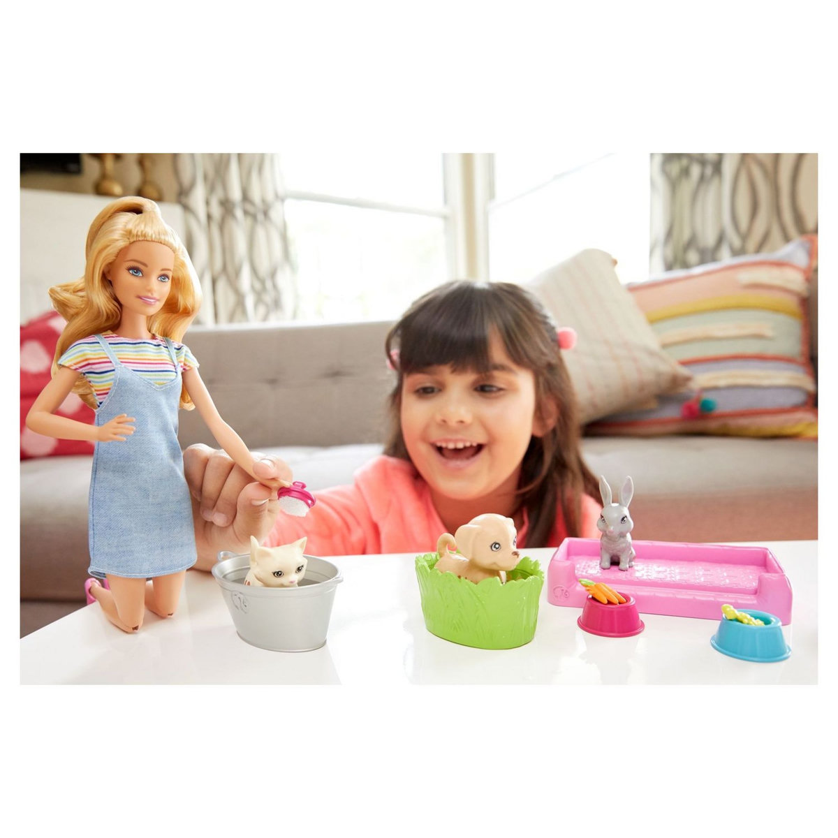 BARBIE  Barbie - Le bain des Animaux