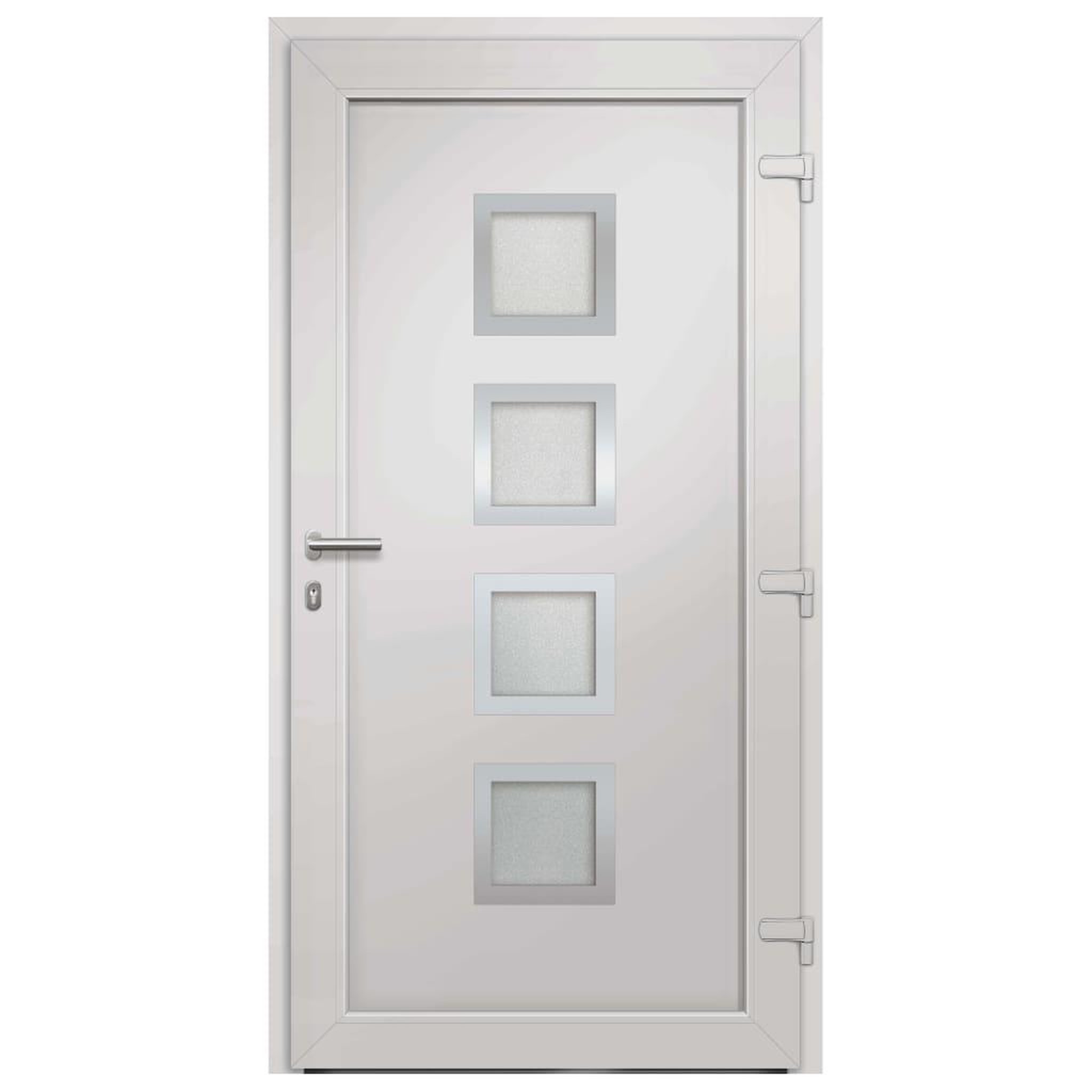 Voir la diapositive 5 : VIDAXL Porte d'entree Anthracite 88x200 cm