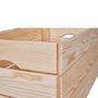 Voir la diapositive 4 : Paris Prix Cagette en Bois  Silver  51cm Naturel