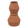 Voir la diapositive 1 : ATMOSPHERA Vase Design Terre Cuite  Alicante  30cm Terracotta