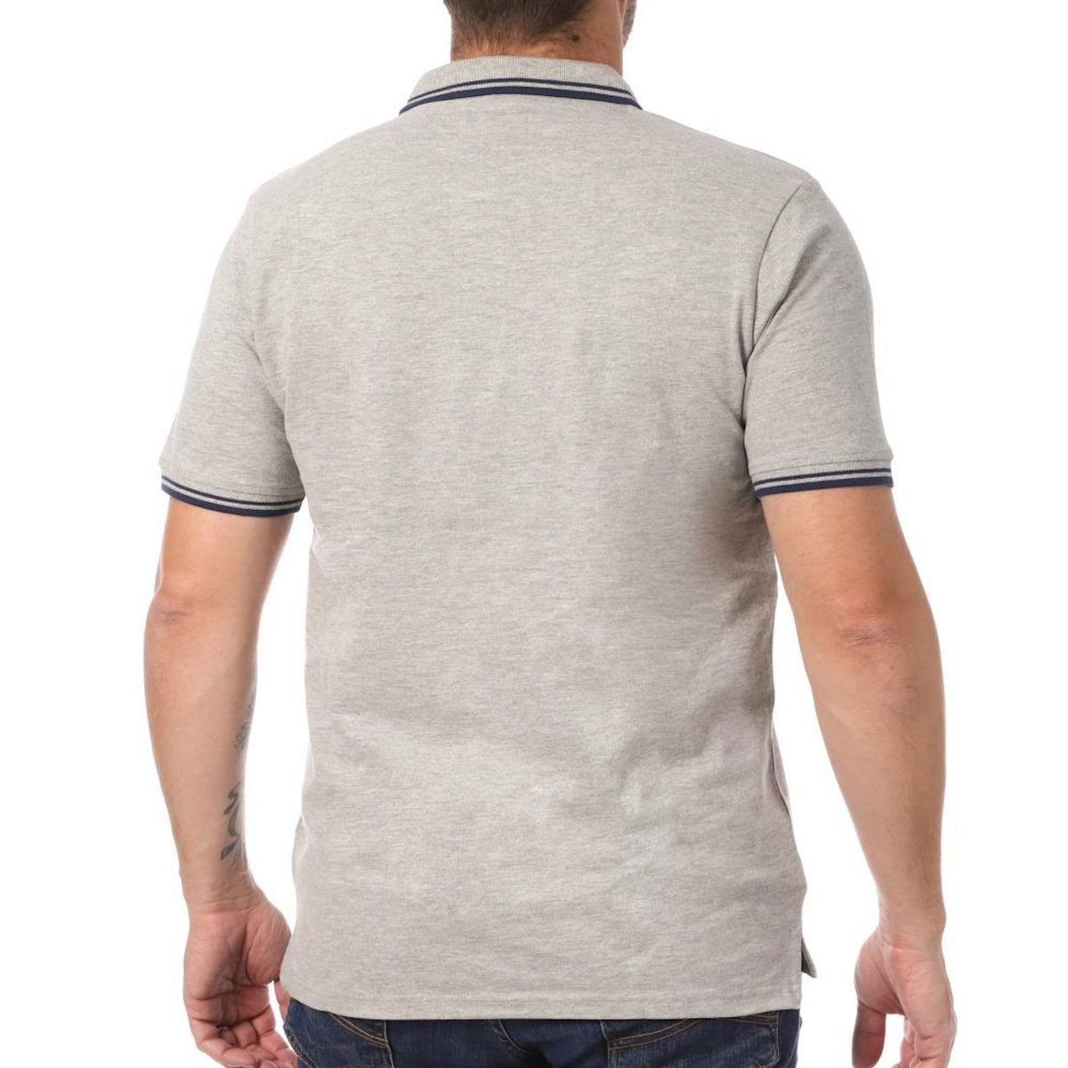 Lee Cooper Polo Gris Homme Lee Cooper Opan